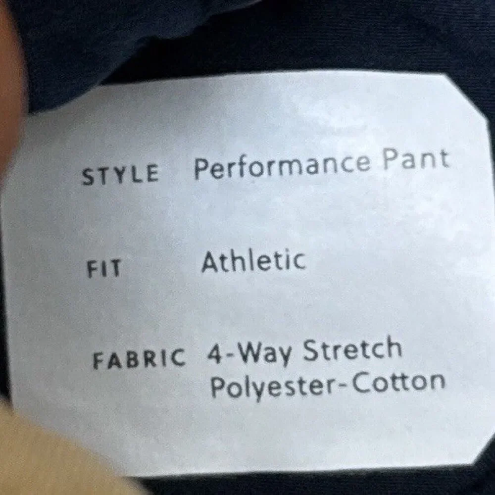 J Crew Athletic Performance Pant 35/34 Tan Oarsman Tapered 1040 Classic Preppy